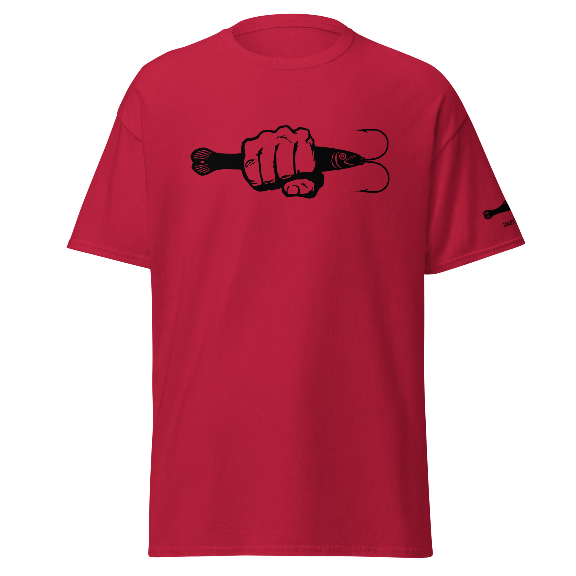 FIST PUNCH & JIGGER (Black) Unisex classic tee - Image 4