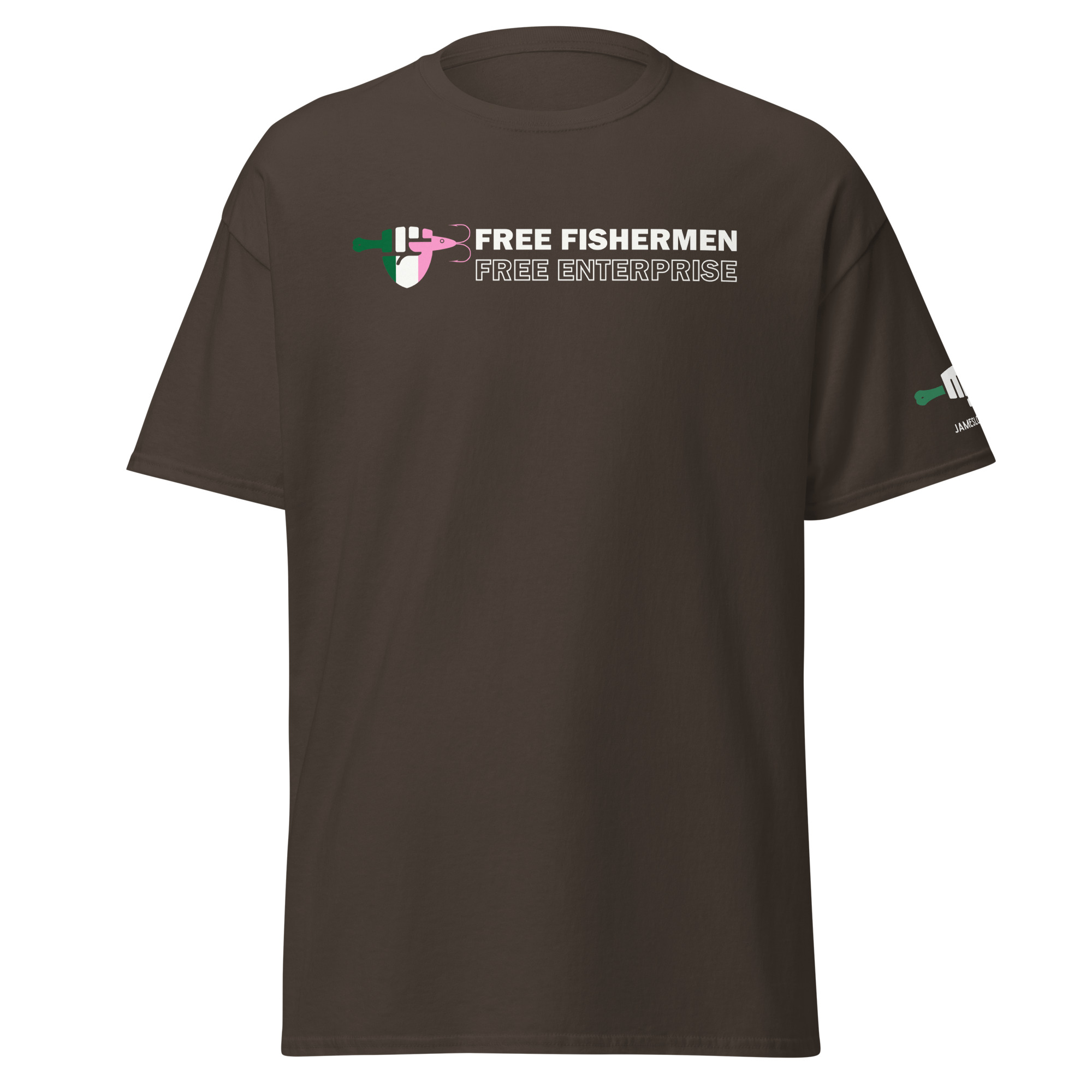 FIST & JIGGER: FREE FISHERMEN FREE ENTERPRISE (Republic Logo) Unisex classic tee - Image 11