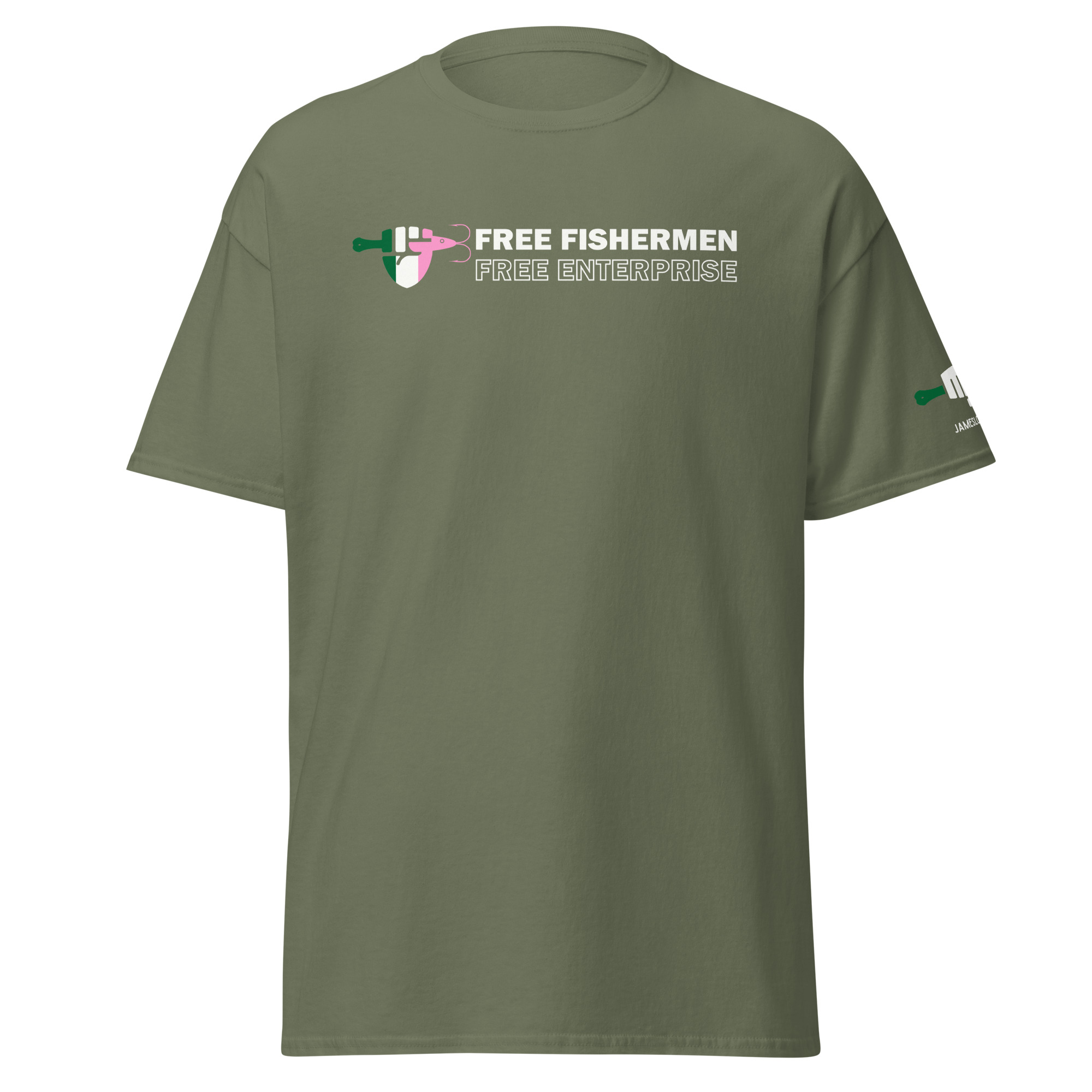 FIST & JIGGER: FREE FISHERMEN FREE ENTERPRISE (Republic Logo) Unisex classic tee - Image 19