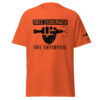 FIST & JIGGER: FREE FISHERMEN FREE ENTERPRISE (Black Distressed Logo) Unisex classic tee - Image 12