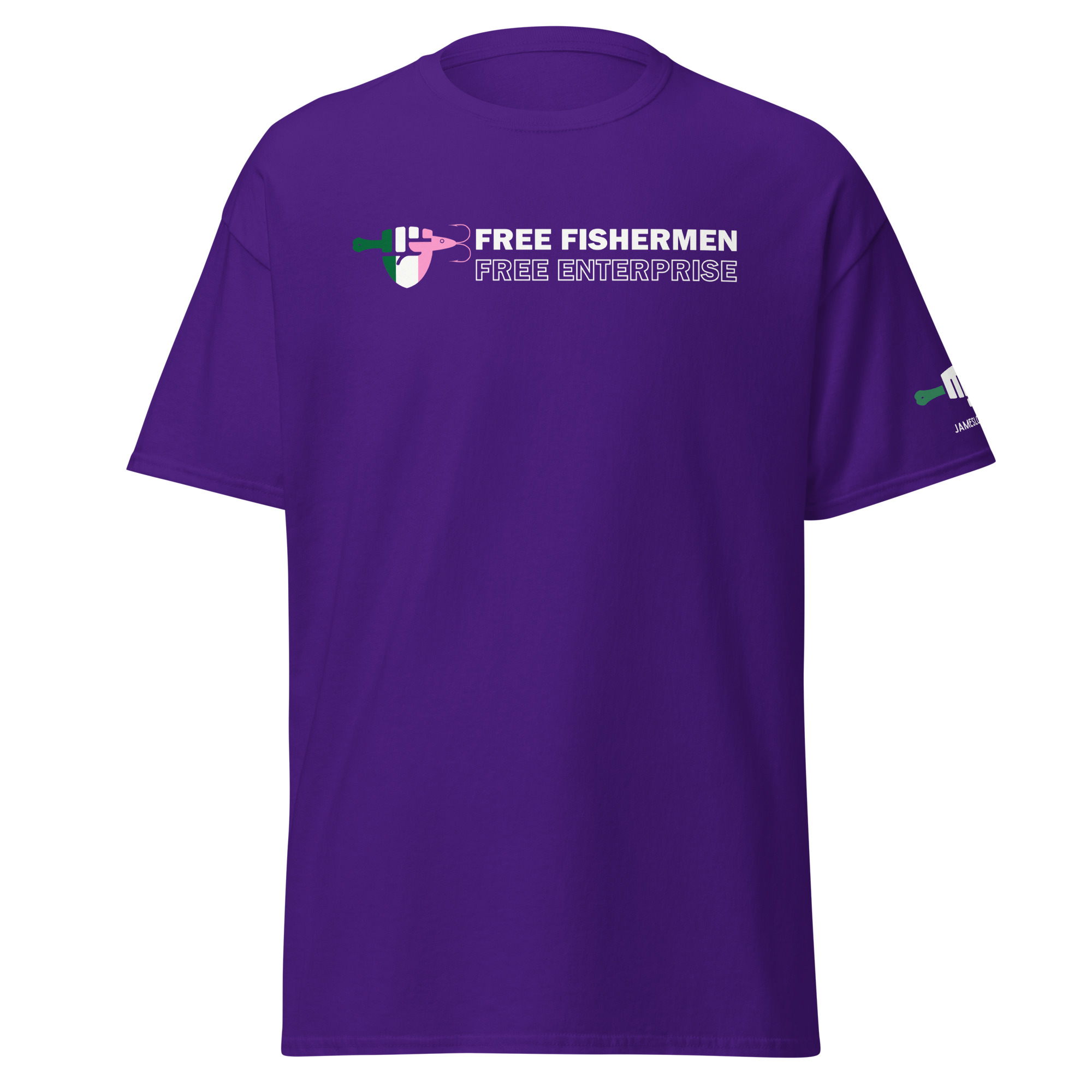 FIST & JIGGER: FREE FISHERMEN FREE ENTERPRISE (Republic Logo) Unisex classic tee - Image 7