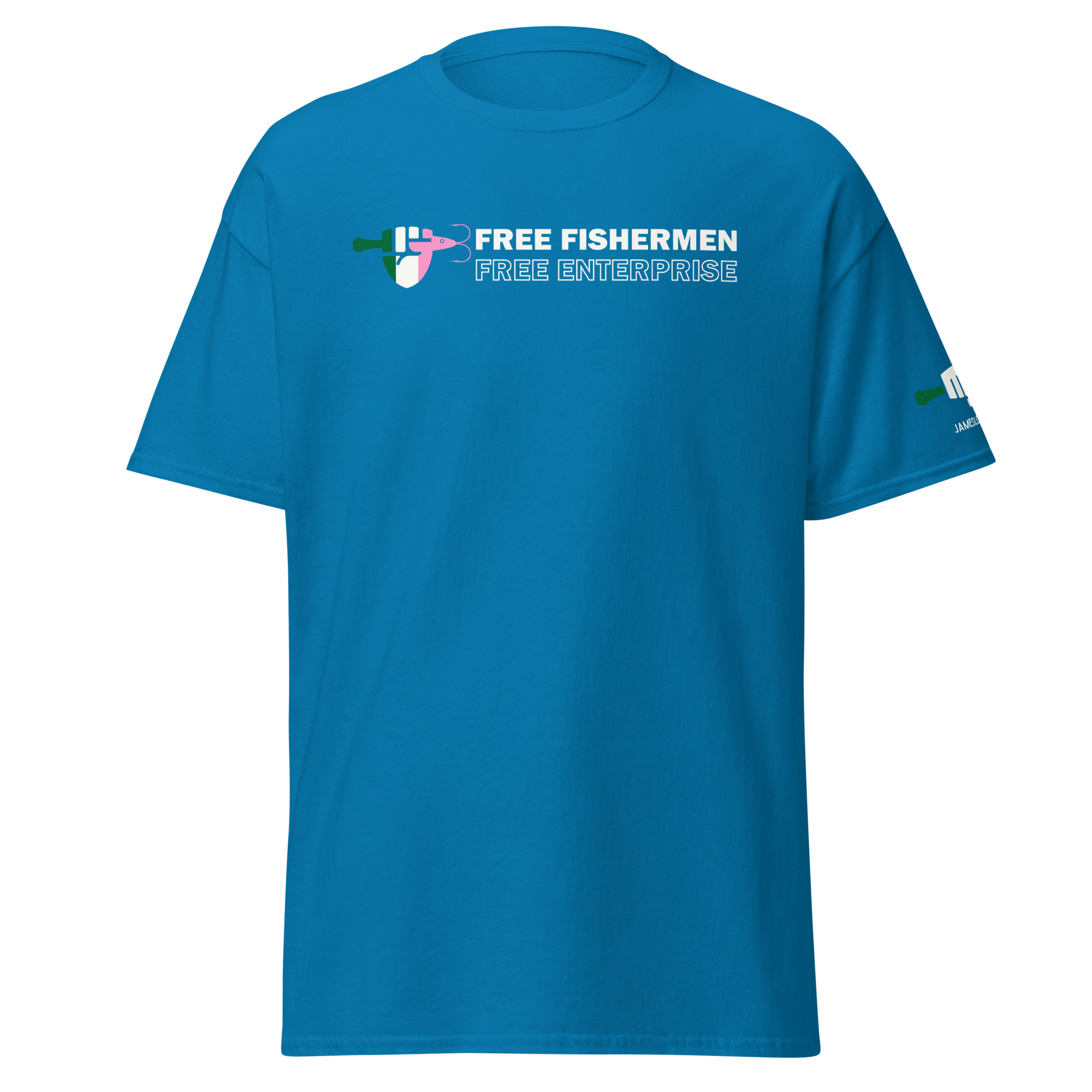 FIST & JIGGER: FREE FISHERMEN FREE ENTERPRISE (Republic Logo) Unisex classic tee - Image 15