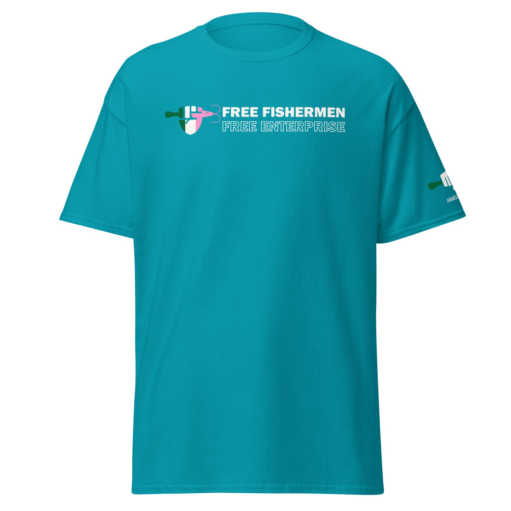 FIST & JIGGER: FREE FISHERMEN FREE ENTERPRISE (Republic Logo) Unisex classic tee - Image 21