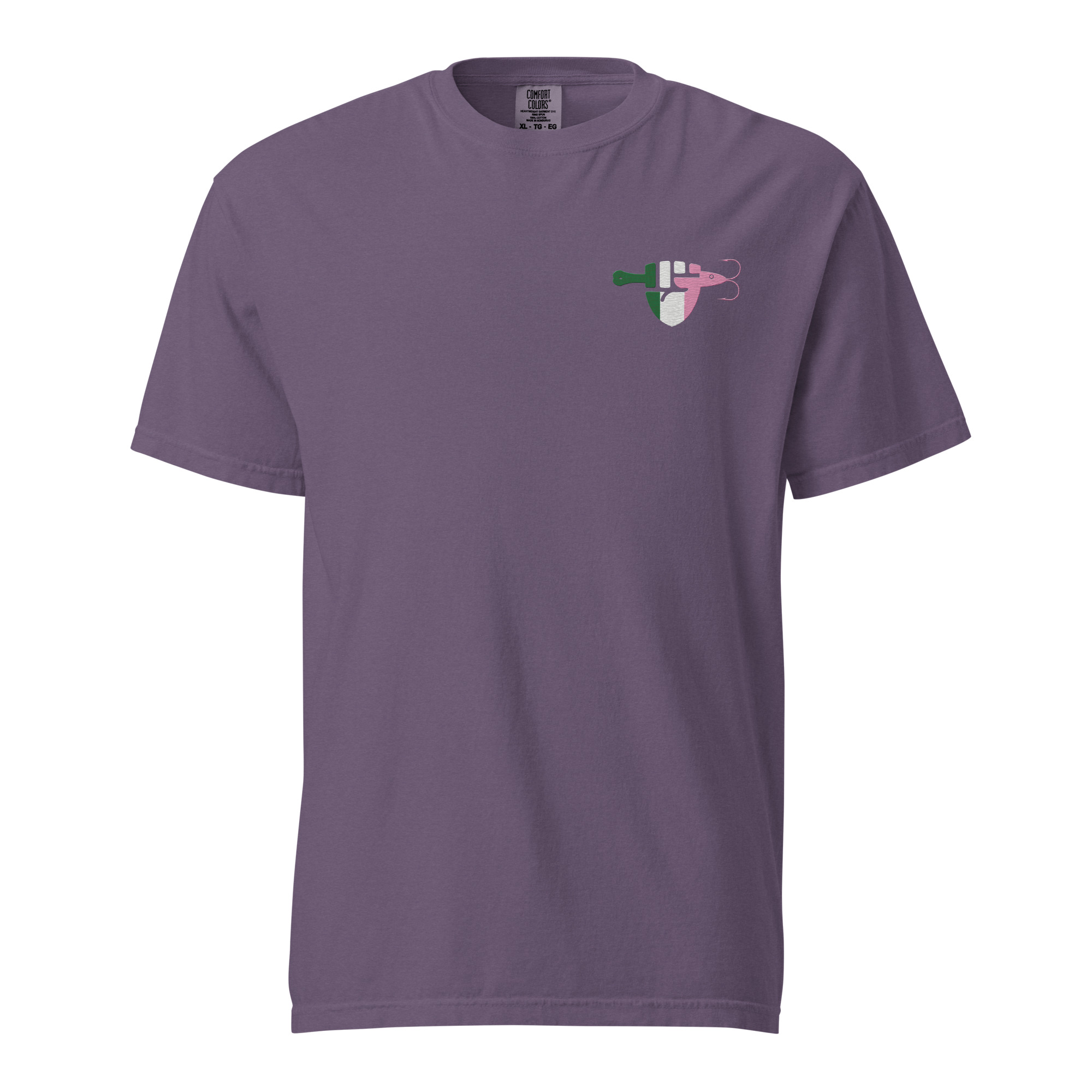 FIST & JIGGER: REPUBLIC (Embroidered Front, Print on Back) Unisex garment-dyed heavyweight t-shirt - Image 11