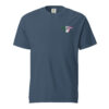 FIST & JIGGER: REPUBLIC (Embroidered Front, Print on Back) Unisex garment-dyed heavyweight t-shirt - Image 9