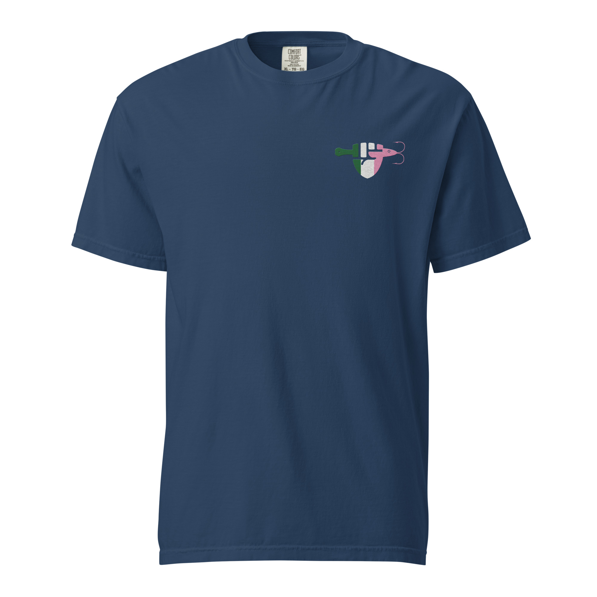 FIST & JIGGER: REPUBLIC (Embroidered Front, Print on Back) Unisex garment-dyed heavyweight t-shirt - Image 5